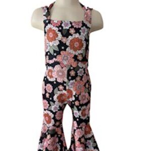 Halter Overall With Bell Bottoms; Size 2